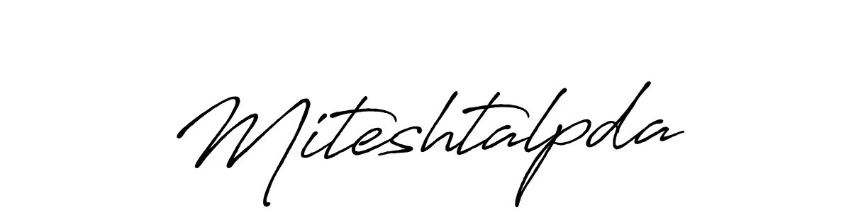 How to Draw Miteshtalpda signature style? Antro_Vectra_Bolder is a latest design signature styles for name Miteshtalpda. Miteshtalpda signature style 7 images and pictures png