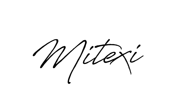 Antro_Vectra_Bolder is a professional signature style that is perfect for those who want to add a touch of class to their signature. It is also a great choice for those who want to make their signature more unique. Get Mitexi name to fancy signature for free. Mitexi signature style 7 images and pictures png