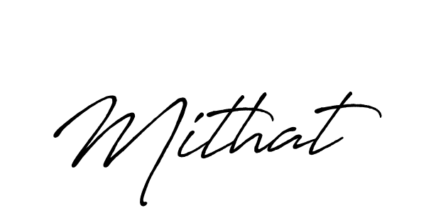 if you are searching for the best signature style for your name Mithat. so please give up your signature search. here we have designed multiple signature styles  using Antro_Vectra_Bolder. Mithat signature style 7 images and pictures png