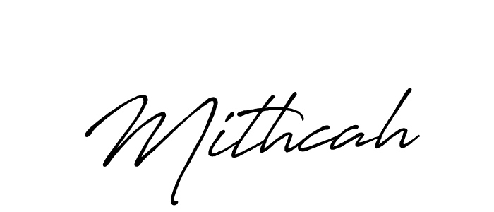 Create a beautiful signature design for name Mithcah. With this signature (Antro_Vectra_Bolder) fonts, you can make a handwritten signature for free. Mithcah signature style 7 images and pictures png