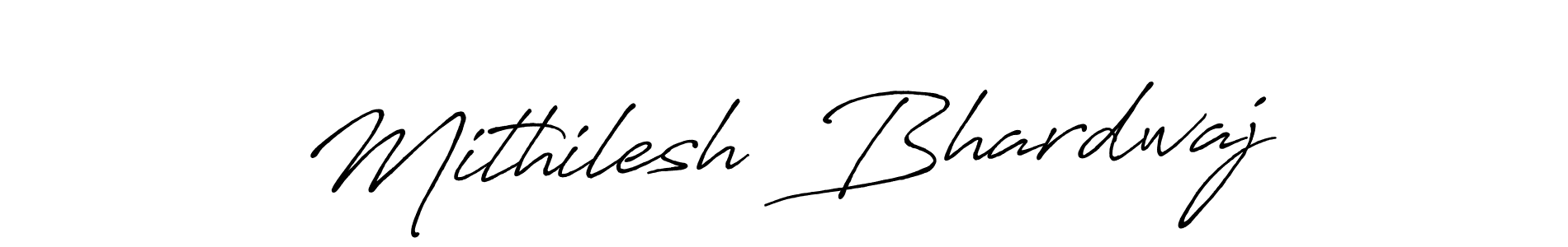 Also we have Mithilesh  Bhardwaj name is the best signature style. Create professional handwritten signature collection using Antro_Vectra_Bolder autograph style. Mithilesh  Bhardwaj signature style 7 images and pictures png
