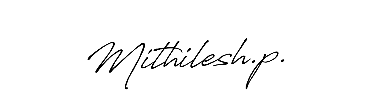 How to Draw Mithilesh.p. signature style? Antro_Vectra_Bolder is a latest design signature styles for name Mithilesh.p.. Mithilesh.p. signature style 7 images and pictures png