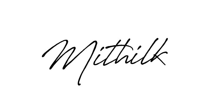 Once you've used our free online signature maker to create your best signature Antro_Vectra_Bolder style, it's time to enjoy all of the benefits that Mithilk name signing documents. Mithilk signature style 7 images and pictures png