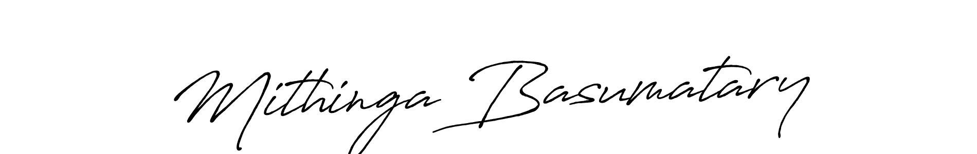 Mithinga Basumatary stylish signature style. Best Handwritten Sign (Antro_Vectra_Bolder) for my name. Handwritten Signature Collection Ideas for my name Mithinga Basumatary. Mithinga Basumatary signature style 7 images and pictures png