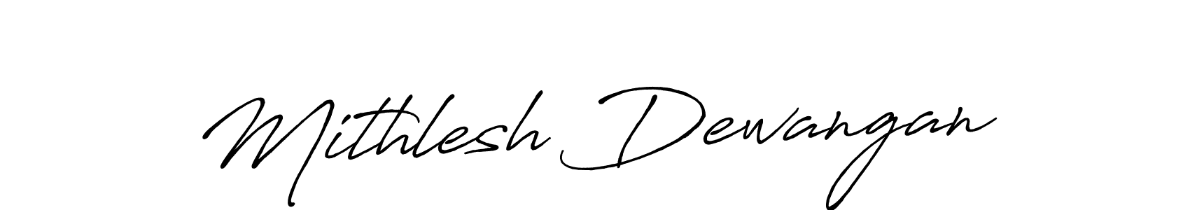 You can use this online signature creator to create a handwritten signature for the name Mithlesh Dewangan. This is the best online autograph maker. Mithlesh Dewangan signature style 7 images and pictures png