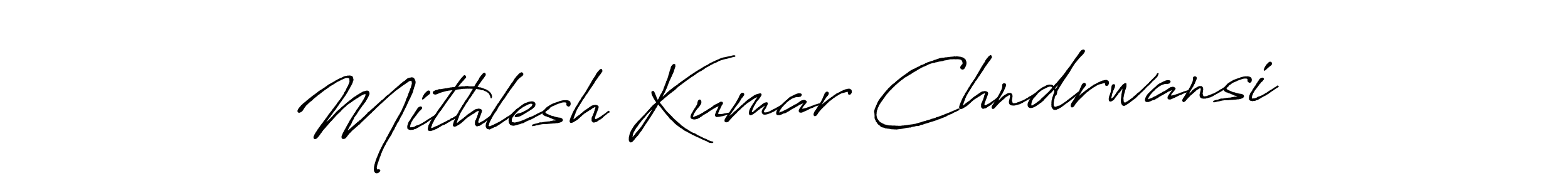 Make a short Mithlesh Kumar Chndrwansi signature style. Manage your documents anywhere anytime using Antro_Vectra_Bolder. Create and add eSignatures, submit forms, share and send files easily. Mithlesh Kumar Chndrwansi signature style 7 images and pictures png