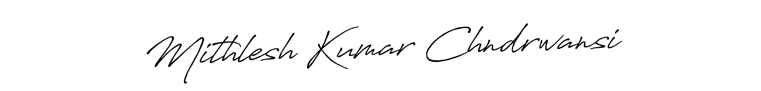 Make a short Mithlesh Kumar Chndrwansi signature style. Manage your documents anywhere anytime using Antro_Vectra_Bolder. Create and add eSignatures, submit forms, share and send files easily. Mithlesh Kumar Chndrwansi signature style 7 images and pictures png