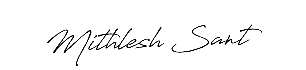 You can use this online signature creator to create a handwritten signature for the name Mithlesh Sant. This is the best online autograph maker. Mithlesh Sant signature style 7 images and pictures png