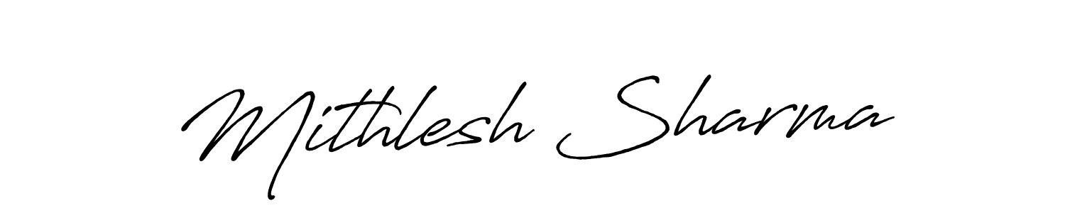 This is the best signature style for the Mithlesh Sharma name. Also you like these signature font (Antro_Vectra_Bolder). Mix name signature. Mithlesh Sharma signature style 7 images and pictures png