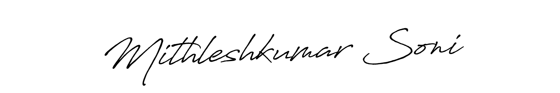 Here are the top 10 professional signature styles for the name Mithleshkumar Soni. These are the best autograph styles you can use for your name. Mithleshkumar Soni signature style 7 images and pictures png