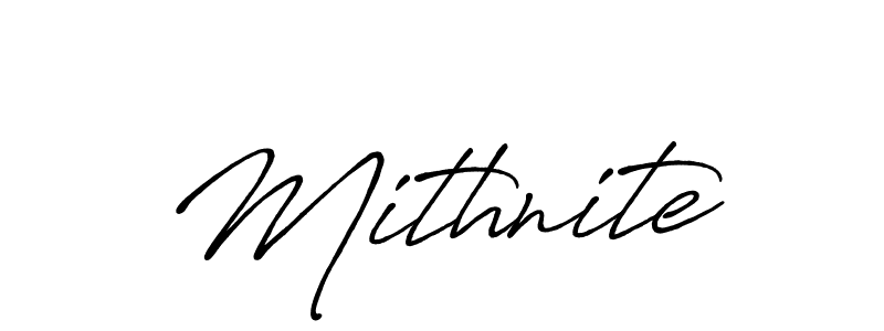 Mithnite stylish signature style. Best Handwritten Sign (Antro_Vectra_Bolder) for my name. Handwritten Signature Collection Ideas for my name Mithnite. Mithnite signature style 7 images and pictures png