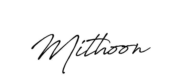 Make a beautiful signature design for name Mithoon. Use this online signature maker to create a handwritten signature for free. Mithoon signature style 7 images and pictures png