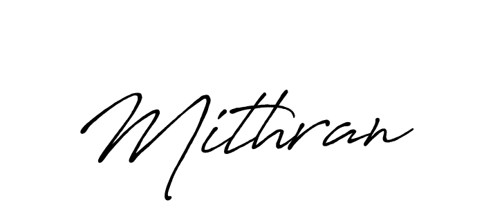 Make a beautiful signature design for name Mithran. With this signature (Antro_Vectra_Bolder) style, you can create a handwritten signature for free. Mithran signature style 7 images and pictures png