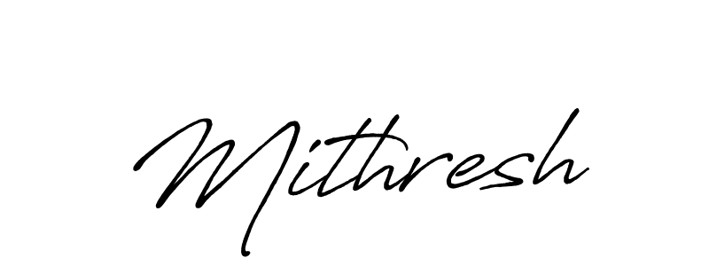 How to make Mithresh signature? Antro_Vectra_Bolder is a professional autograph style. Create handwritten signature for Mithresh name. Mithresh signature style 7 images and pictures png