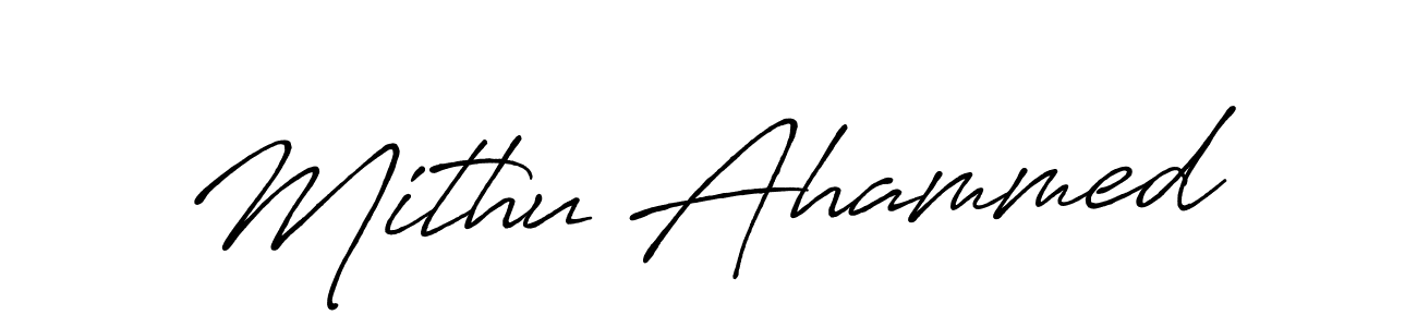 Make a beautiful signature design for name Mithu Ahammed. Use this online signature maker to create a handwritten signature for free. Mithu Ahammed signature style 7 images and pictures png