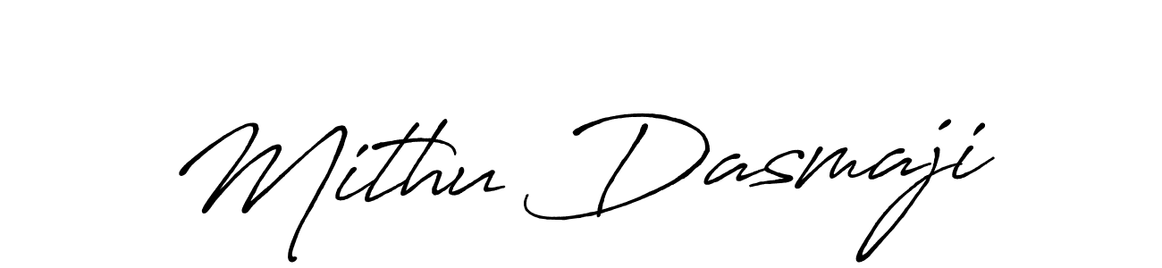 Make a beautiful signature design for name Mithu Dasmaji. With this signature (Antro_Vectra_Bolder) style, you can create a handwritten signature for free. Mithu Dasmaji signature style 7 images and pictures png