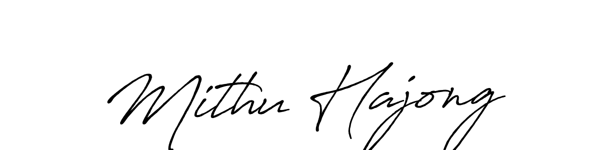 This is the best signature style for the Mithu Hajong name. Also you like these signature font (Antro_Vectra_Bolder). Mix name signature. Mithu Hajong signature style 7 images and pictures png