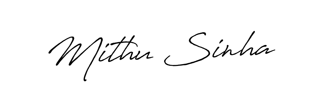 Make a short Mithu Sinha signature style. Manage your documents anywhere anytime using Antro_Vectra_Bolder. Create and add eSignatures, submit forms, share and send files easily. Mithu Sinha signature style 7 images and pictures png