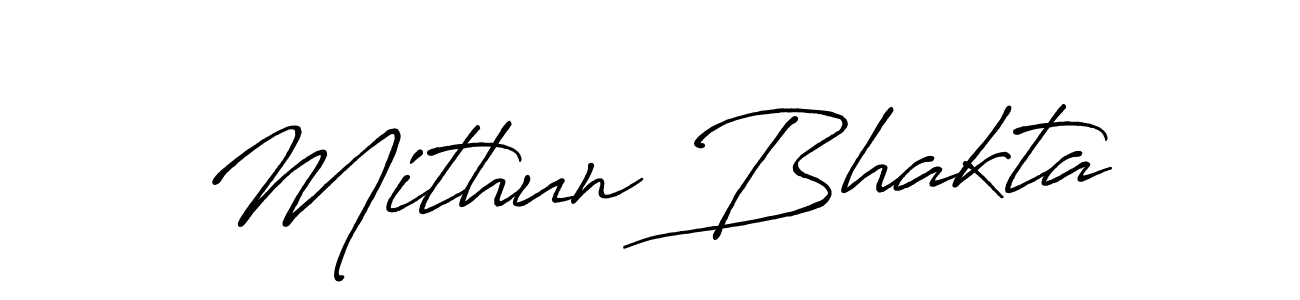 The best way (Antro_Vectra_Bolder) to make a short signature is to pick only two or three words in your name. The name Mithun Bhakta include a total of six letters. For converting this name. Mithun Bhakta signature style 7 images and pictures png