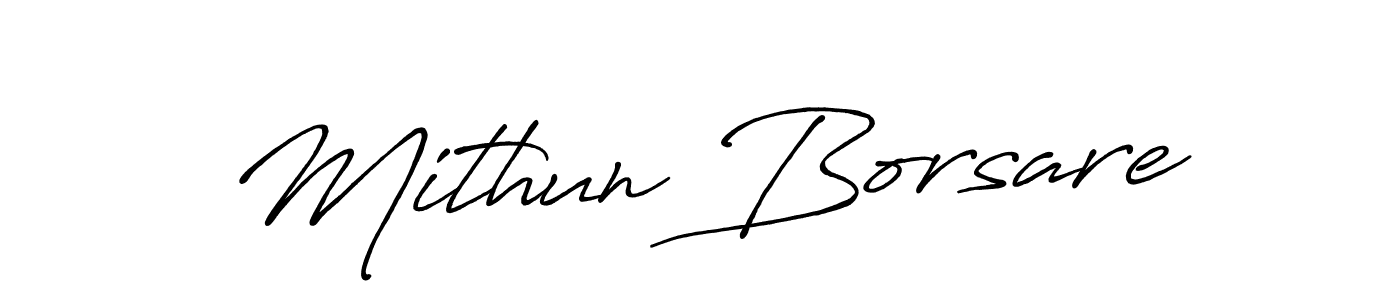 This is the best signature style for the Mithun Borsare name. Also you like these signature font (Antro_Vectra_Bolder). Mix name signature. Mithun Borsare signature style 7 images and pictures png