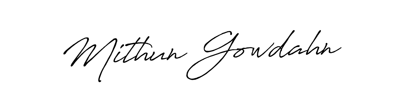 if you are searching for the best signature style for your name Mithun Gowdahn. so please give up your signature search. here we have designed multiple signature styles  using Antro_Vectra_Bolder. Mithun Gowdahn signature style 7 images and pictures png