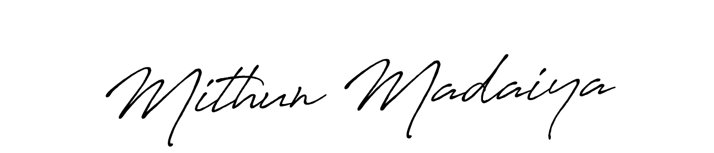 Also You can easily find your signature by using the search form. We will create Mithun Madaiya name handwritten signature images for you free of cost using Antro_Vectra_Bolder sign style. Mithun Madaiya signature style 7 images and pictures png