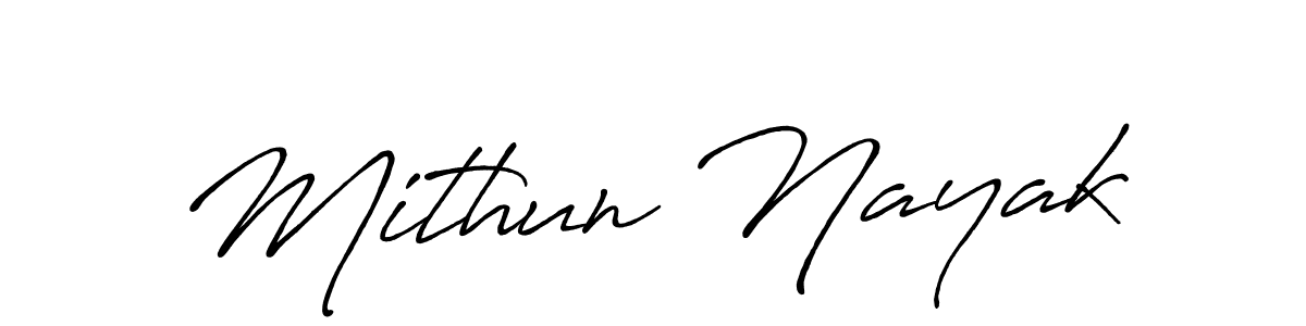 Make a beautiful signature design for name Mithun Nayak. Use this online signature maker to create a handwritten signature for free. Mithun Nayak signature style 7 images and pictures png