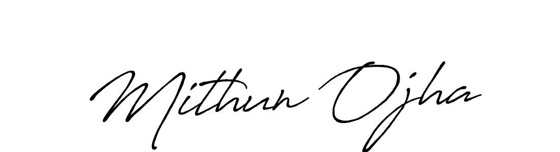 The best way (Antro_Vectra_Bolder) to make a short signature is to pick only two or three words in your name. The name Mithun Ojha include a total of six letters. For converting this name. Mithun Ojha signature style 7 images and pictures png
