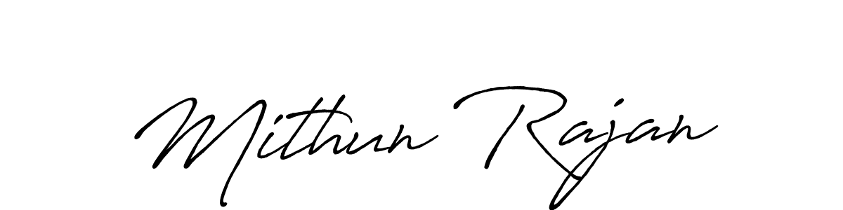 if you are searching for the best signature style for your name Mithun Rajan. so please give up your signature search. here we have designed multiple signature styles  using Antro_Vectra_Bolder. Mithun Rajan signature style 7 images and pictures png