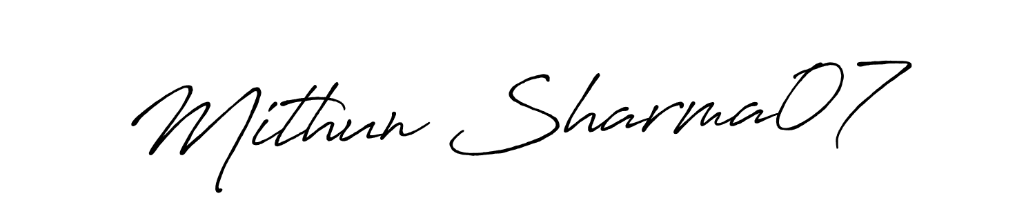 Here are the top 10 professional signature styles for the name Mithun Sharma07. These are the best autograph styles you can use for your name. Mithun Sharma07 signature style 7 images and pictures png