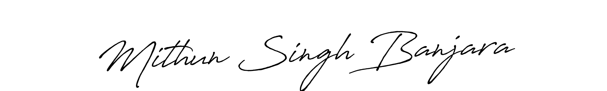 You should practise on your own different ways (Antro_Vectra_Bolder) to write your name (Mithun Singh Banjara) in signature. don't let someone else do it for you. Mithun Singh Banjara signature style 7 images and pictures png