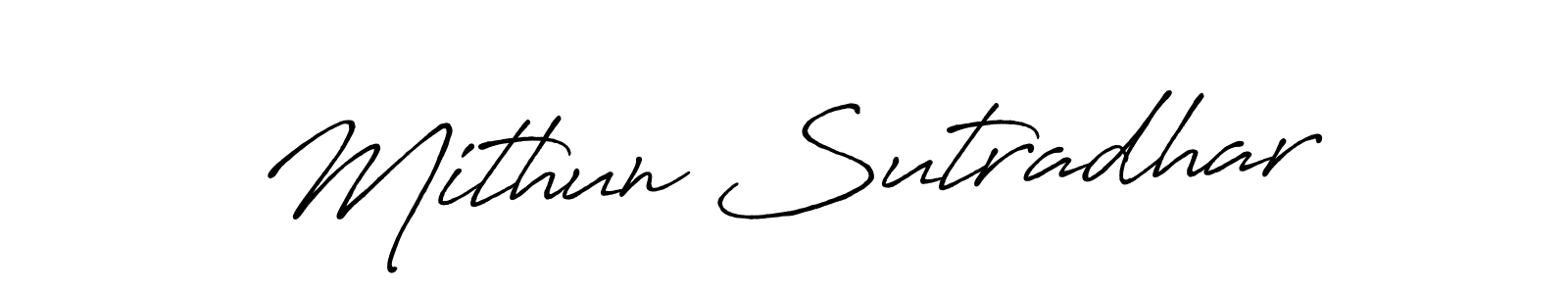 Mithun Sutradhar stylish signature style. Best Handwritten Sign (Antro_Vectra_Bolder) for my name. Handwritten Signature Collection Ideas for my name Mithun Sutradhar. Mithun Sutradhar signature style 7 images and pictures png