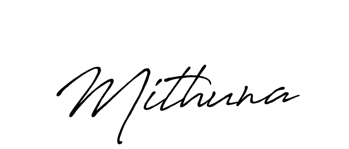 How to make Mithuna signature? Antro_Vectra_Bolder is a professional autograph style. Create handwritten signature for Mithuna name. Mithuna signature style 7 images and pictures png