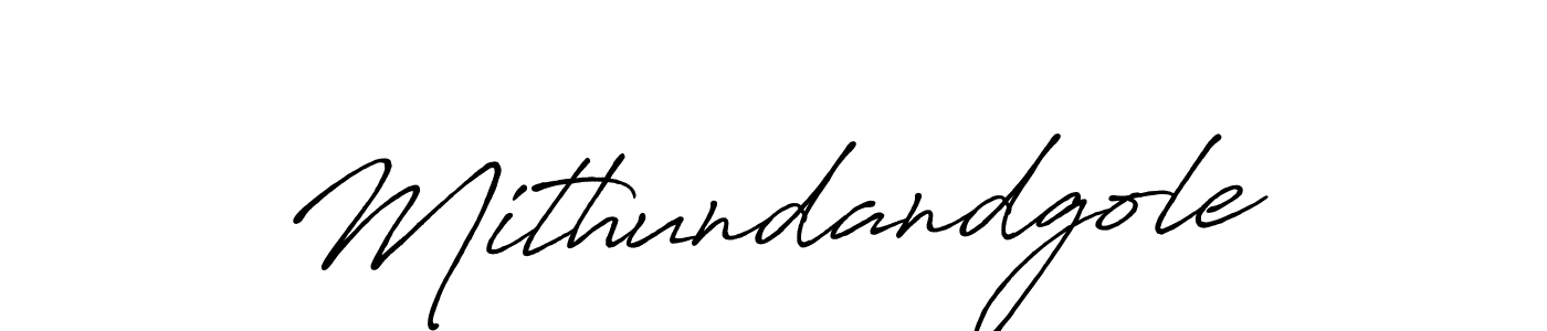 Mithundandgole stylish signature style. Best Handwritten Sign (Antro_Vectra_Bolder) for my name. Handwritten Signature Collection Ideas for my name Mithundandgole. Mithundandgole signature style 7 images and pictures png