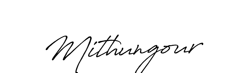 Mithungour stylish signature style. Best Handwritten Sign (Antro_Vectra_Bolder) for my name. Handwritten Signature Collection Ideas for my name Mithungour. Mithungour signature style 7 images and pictures png