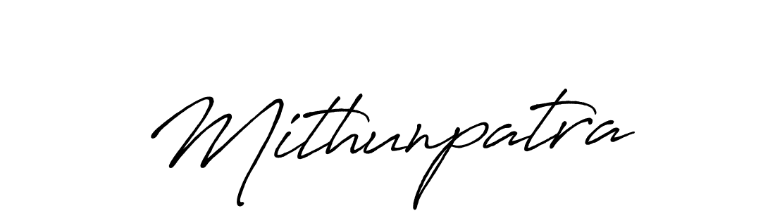 Create a beautiful signature design for name Mithunpatra. With this signature (Antro_Vectra_Bolder) fonts, you can make a handwritten signature for free. Mithunpatra signature style 7 images and pictures png