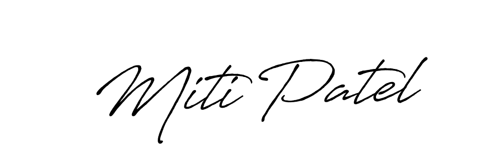 Best and Professional Signature Style for Miti Patel. Antro_Vectra_Bolder Best Signature Style Collection. Miti Patel signature style 7 images and pictures png