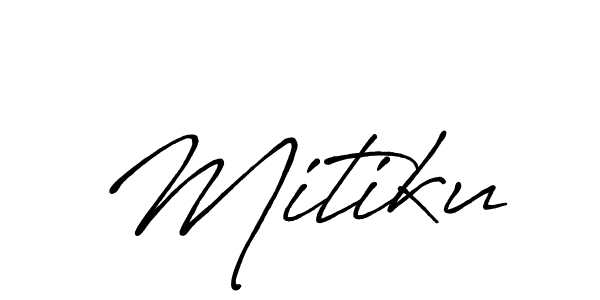 Also we have Mitiku name is the best signature style. Create professional handwritten signature collection using Antro_Vectra_Bolder autograph style. Mitiku signature style 7 images and pictures png