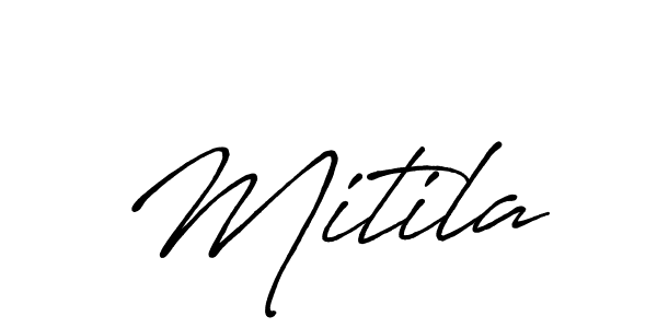 It looks lik you need a new signature style for name Mitila. Design unique handwritten (Antro_Vectra_Bolder) signature with our free signature maker in just a few clicks. Mitila signature style 7 images and pictures png