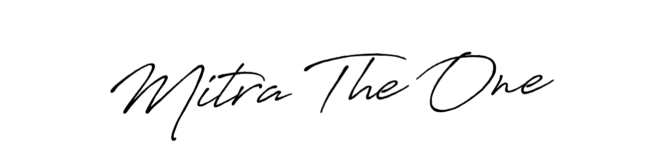 if you are searching for the best signature style for your name Mitra The One. so please give up your signature search. here we have designed multiple signature styles  using Antro_Vectra_Bolder. Mitra The One signature style 7 images and pictures png