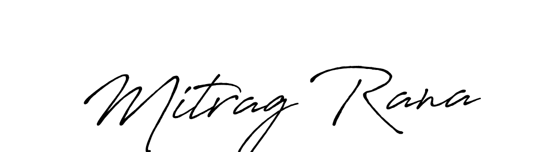 Create a beautiful signature design for name Mitrag Rana. With this signature (Antro_Vectra_Bolder) fonts, you can make a handwritten signature for free. Mitrag Rana signature style 7 images and pictures png