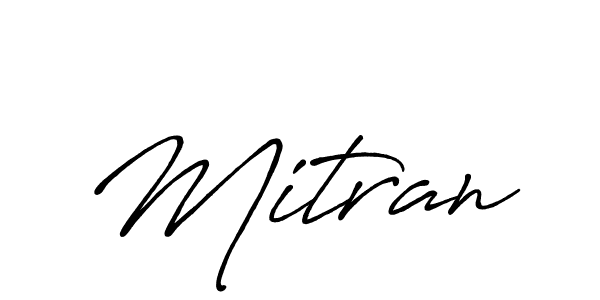 Make a beautiful signature design for name Mitran. With this signature (Antro_Vectra_Bolder) style, you can create a handwritten signature for free. Mitran signature style 7 images and pictures png