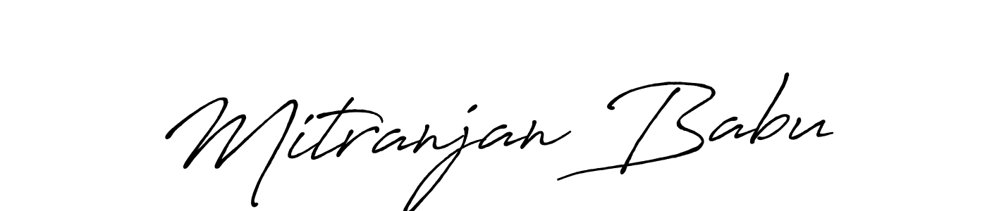 This is the best signature style for the Mitranjan Babu name. Also you like these signature font (Antro_Vectra_Bolder). Mix name signature. Mitranjan Babu signature style 7 images and pictures png
