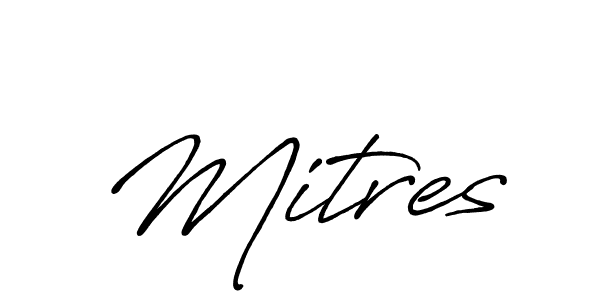 if you are searching for the best signature style for your name Mitres. so please give up your signature search. here we have designed multiple signature styles  using Antro_Vectra_Bolder. Mitres signature style 7 images and pictures png