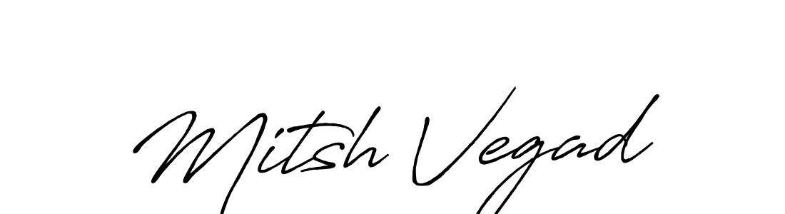 Antro_Vectra_Bolder is a professional signature style that is perfect for those who want to add a touch of class to their signature. It is also a great choice for those who want to make their signature more unique. Get Mitsh Vegad name to fancy signature for free. Mitsh Vegad signature style 7 images and pictures png