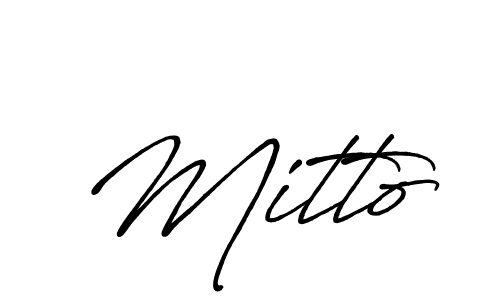 Also You can easily find your signature by using the search form. We will create Mitto name handwritten signature images for you free of cost using Antro_Vectra_Bolder sign style. Mitto signature style 7 images and pictures png