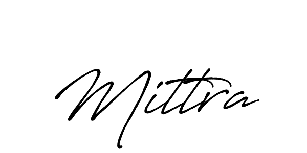 Use a signature maker to create a handwritten signature online. With this signature software, you can design (Antro_Vectra_Bolder) your own signature for name Mittra. Mittra signature style 7 images and pictures png