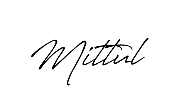 if you are searching for the best signature style for your name Mittul. so please give up your signature search. here we have designed multiple signature styles  using Antro_Vectra_Bolder. Mittul signature style 7 images and pictures png