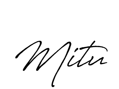 Also You can easily find your signature by using the search form. We will create Mitu name handwritten signature images for you free of cost using Antro_Vectra_Bolder sign style. Mitu signature style 7 images and pictures png