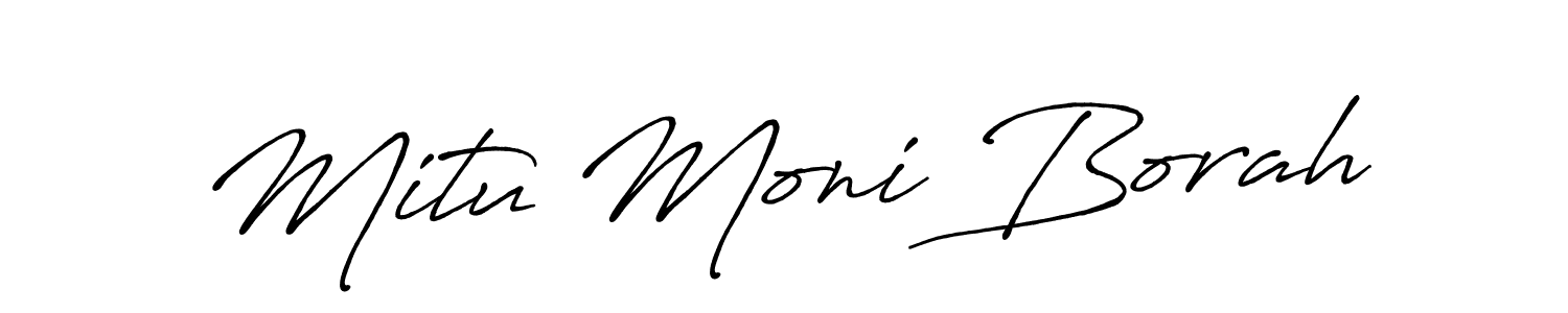 This is the best signature style for the Mitu Moni Borah name. Also you like these signature font (Antro_Vectra_Bolder). Mix name signature. Mitu Moni Borah signature style 7 images and pictures png